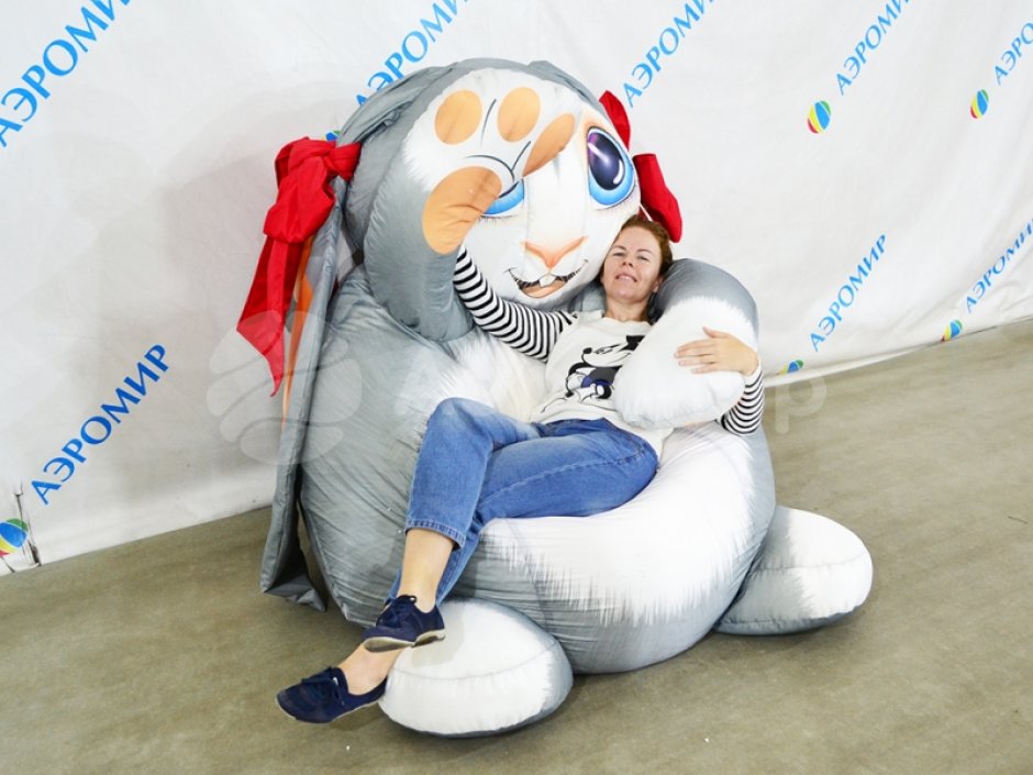 Кресло мешок Зайка для фотозоны и зоны отдыха