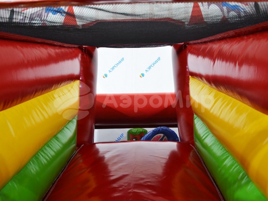 Надувной батут Замок мини — маленький для дома и бизнеса на 9 м²