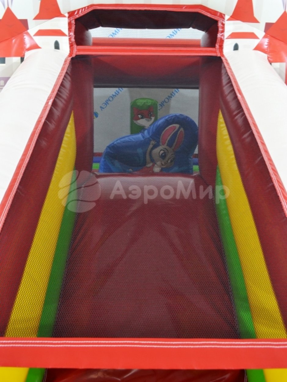 Надувной батут Замок мини — маленький для дома и бизнеса на 9 м²