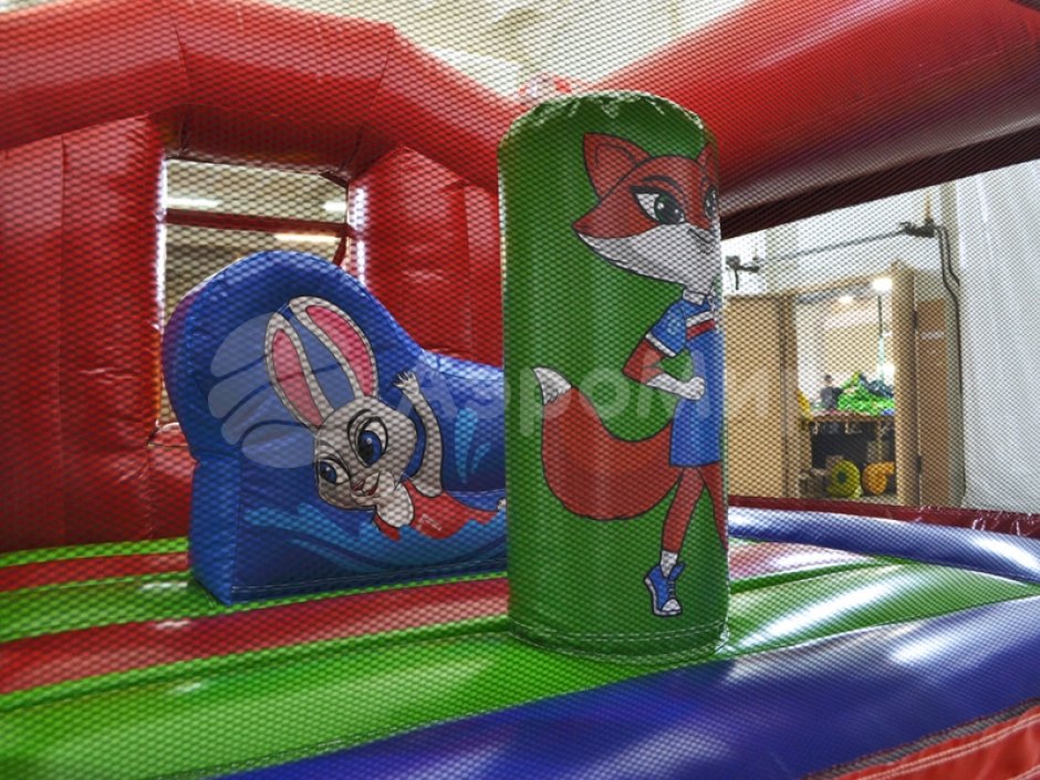 Надувной батут Замок мини — маленький для дома и бизнеса на 9 м²