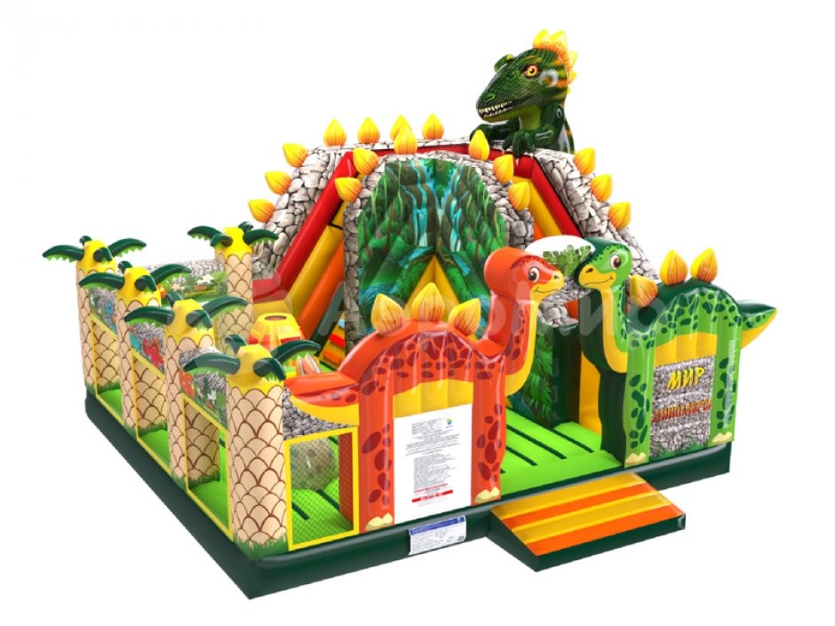 Надувной батут Затерянный мир — авторский коммерческий надувной батут на 40 м²