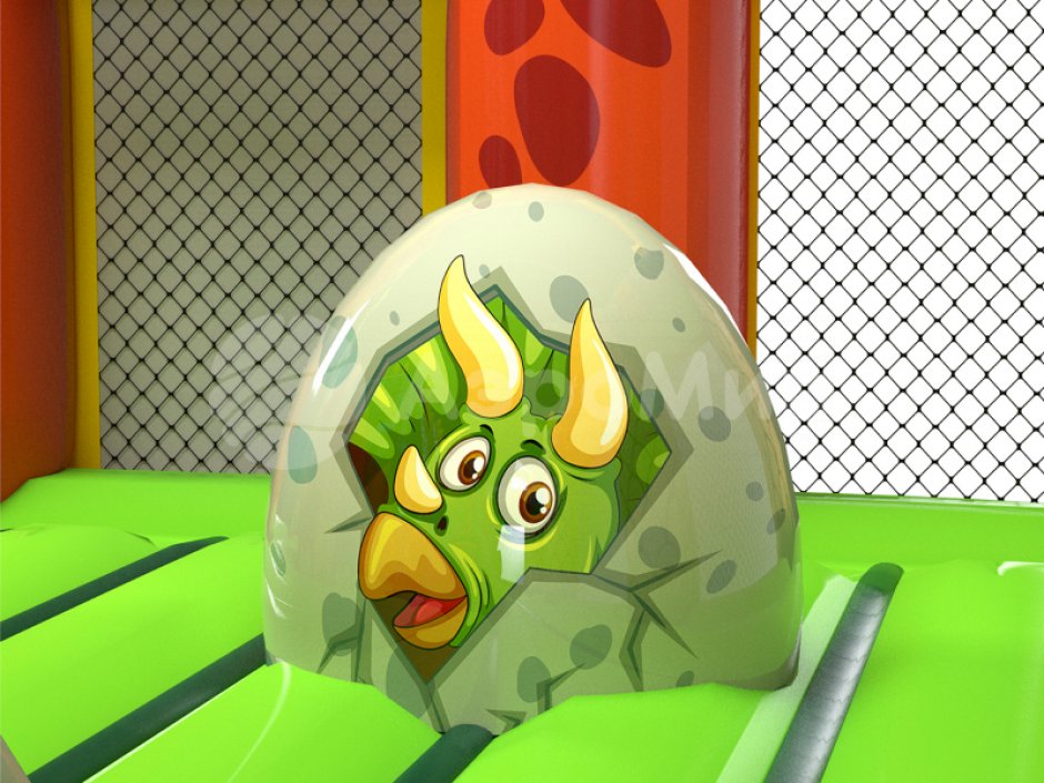 Надувной батут Затерянный мир — авторский коммерческий надувной батут на 40 м²