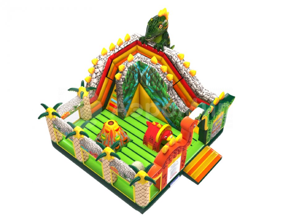 Надувной батут Затерянный мир — авторский коммерческий надувной батут на 40 м²