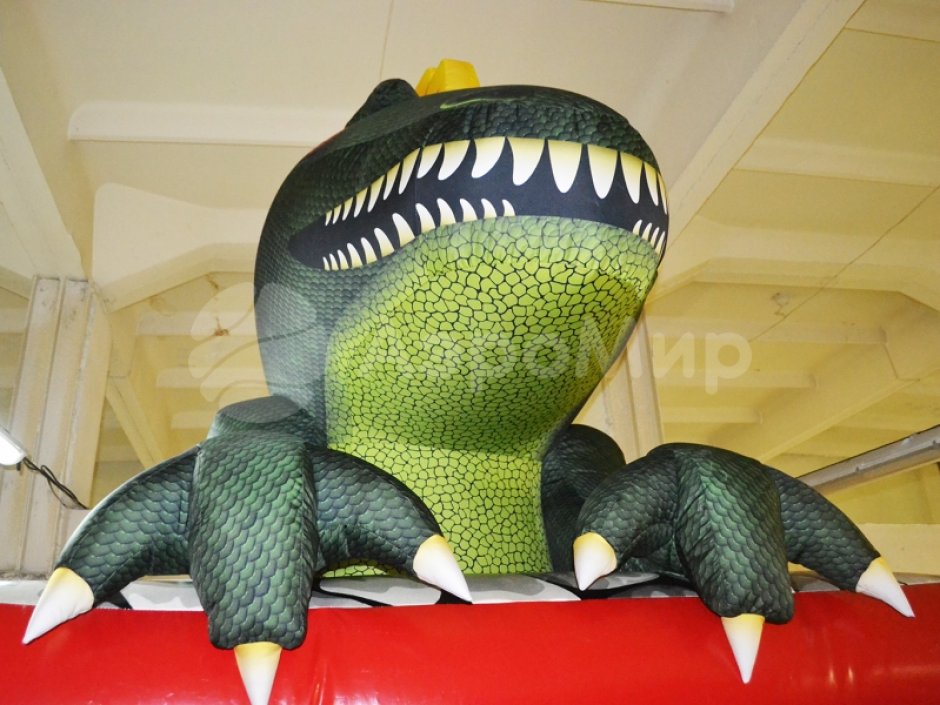 Надувной батут Затерянный мир — авторский коммерческий надувной батут на 40 м²