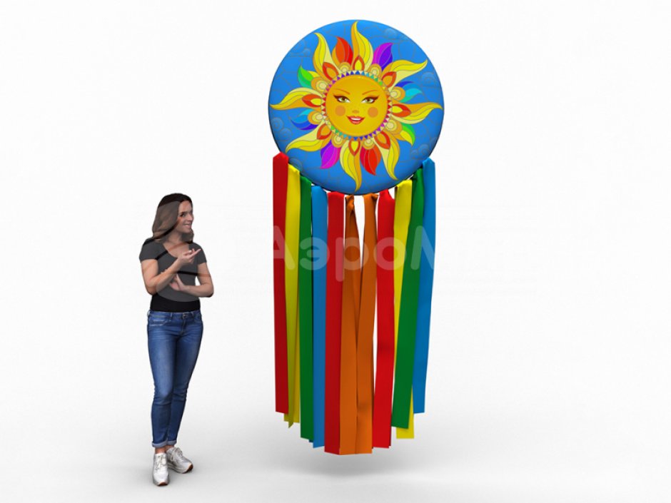 Солнышко с лентами — на Масленицу, Ярмарку или Выставку