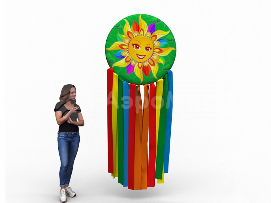Солнышко с лентами — на Масленицу, Ярмарку или Выставку