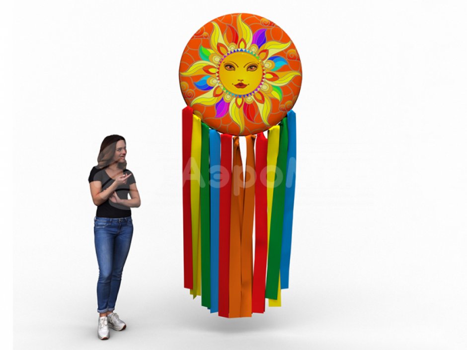 Солнышко с лентами — на Масленицу, Ярмарку или Выставку