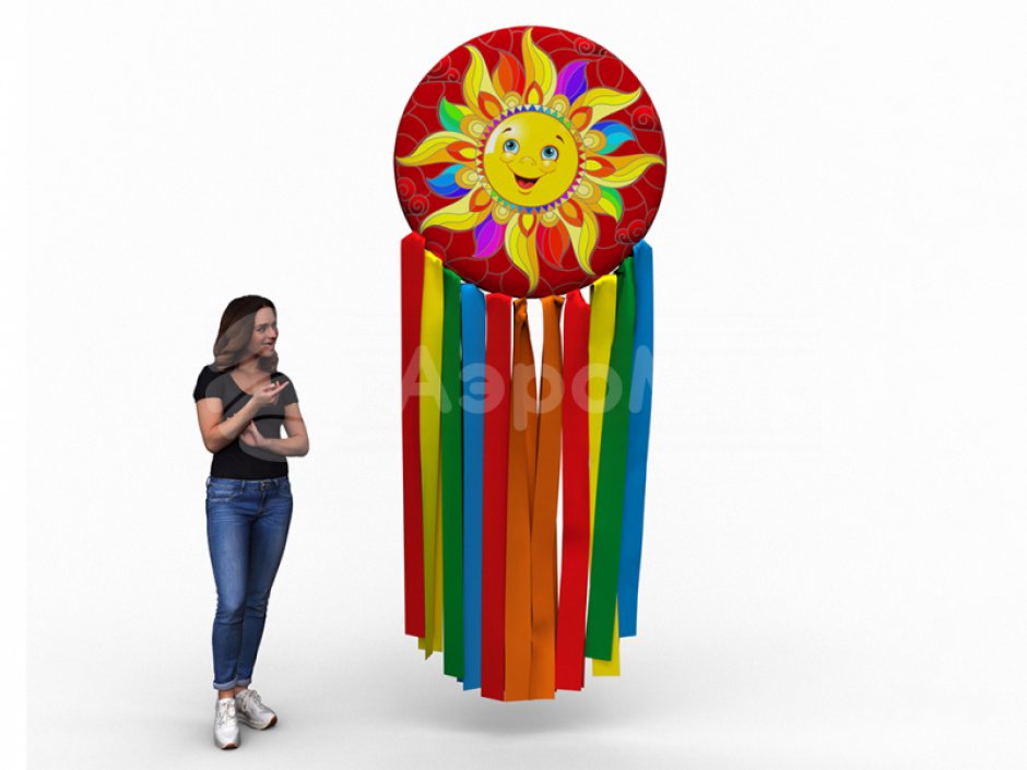 Солнышко с лентами — на Масленицу, Ярмарку или Выставку
