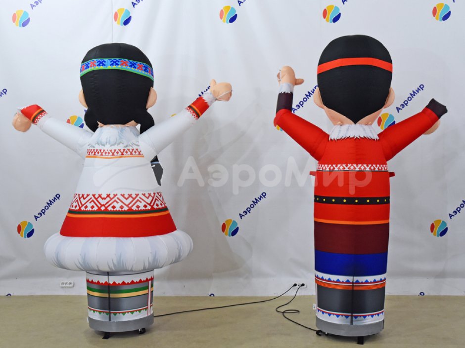 Аэромен машет рукой сложной стилизованной формы для любых отраслей бизнеса