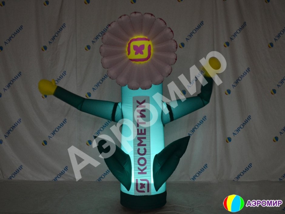 Аэромен машет рукой сложной стилизованной формы для любых отраслей бизнеса