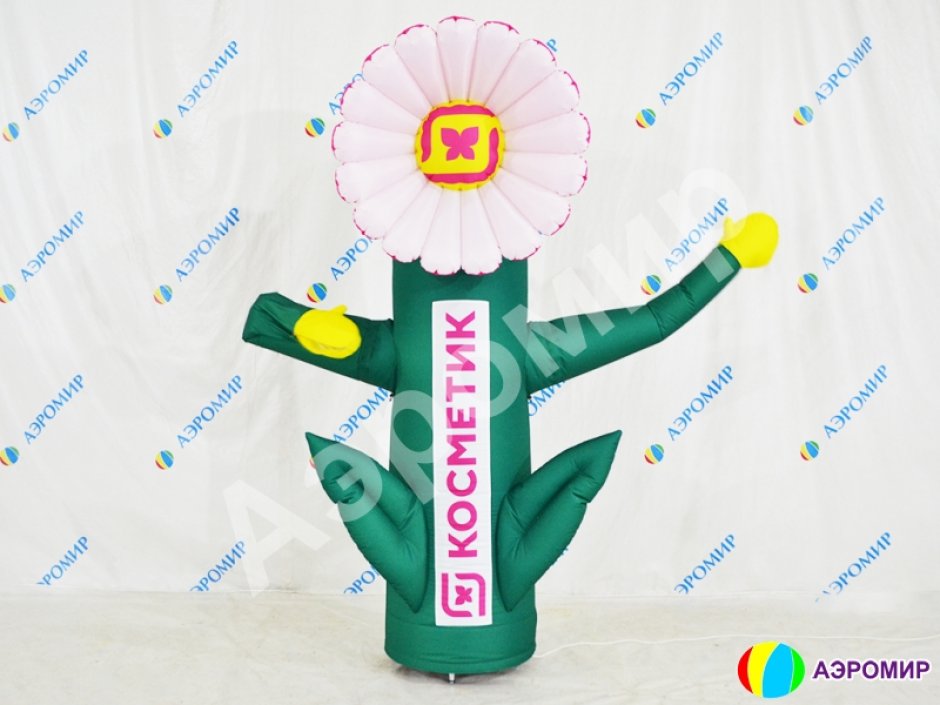 Цветок-Зазывала с эффектом машущей руки для рекламы, PR и промо