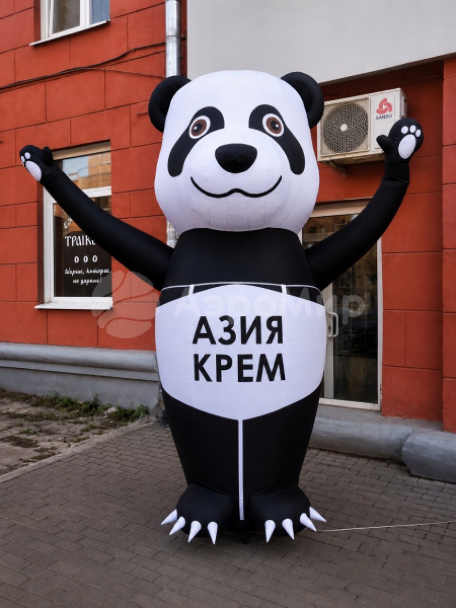 Зазывала надувная рекламная фигура Панда