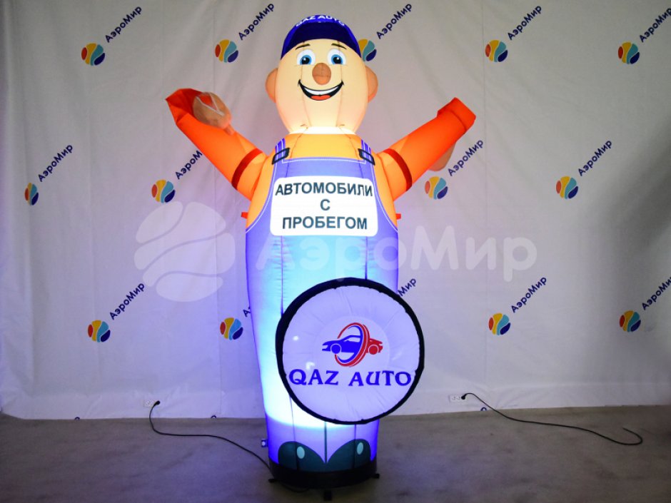 Аэромен машет рукой сложной стилизованной формы для любых отраслей бизнеса