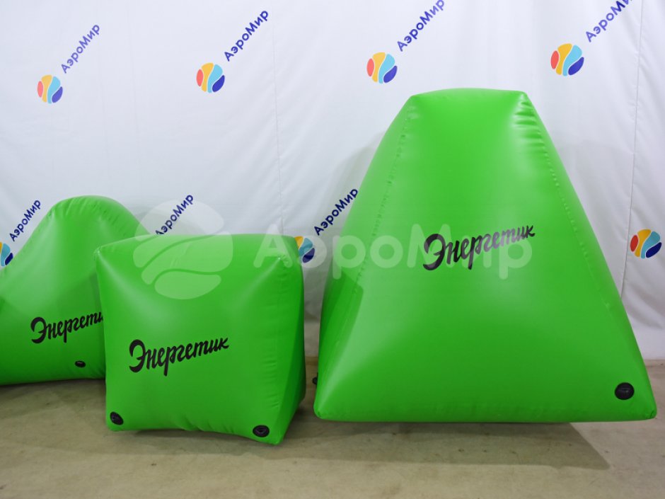 Надувная тактическая фигура кирпич (brick) для игры в пейнтбол, нёрф, лазертаг и арчеритаг