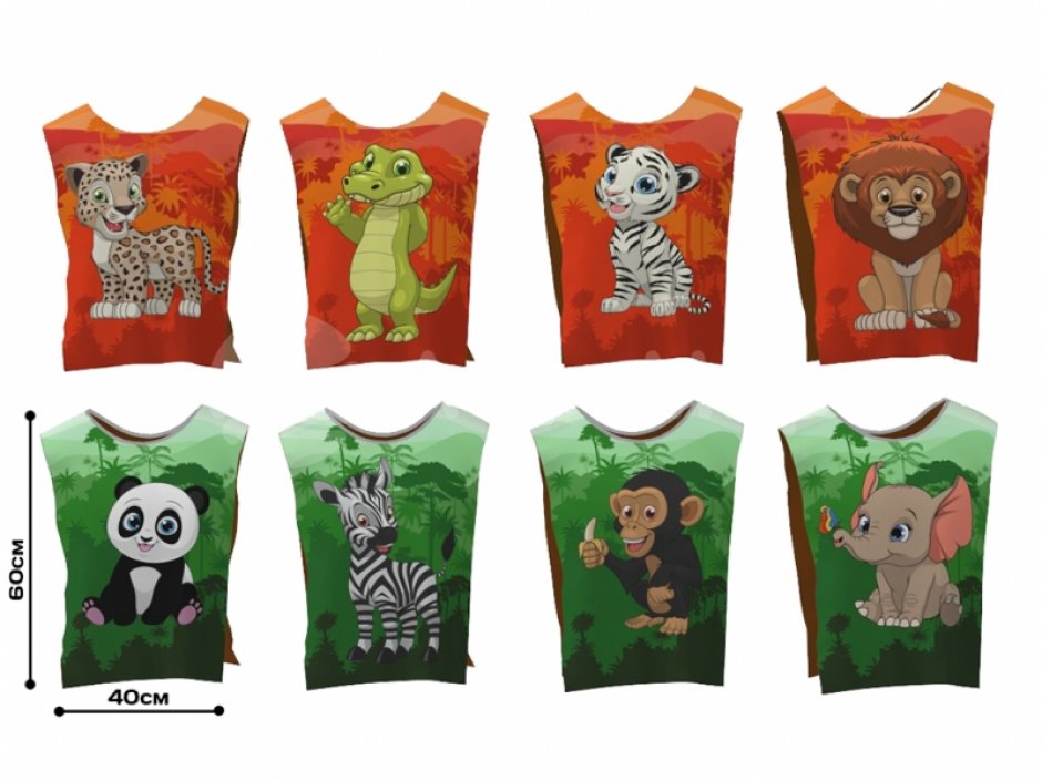 Манишка спортивная — жилетка для игроков, персонала спортивных и развлекательных состязаний и игр