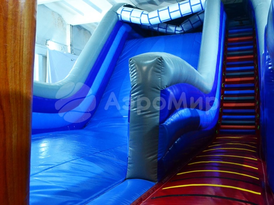 Надувная горка БС-102 «Зимняя сказка»
