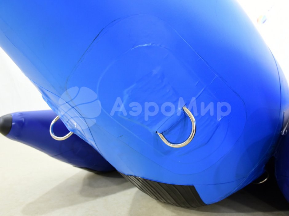 Банан надувной зимний двойной — буксируемый аттракцион