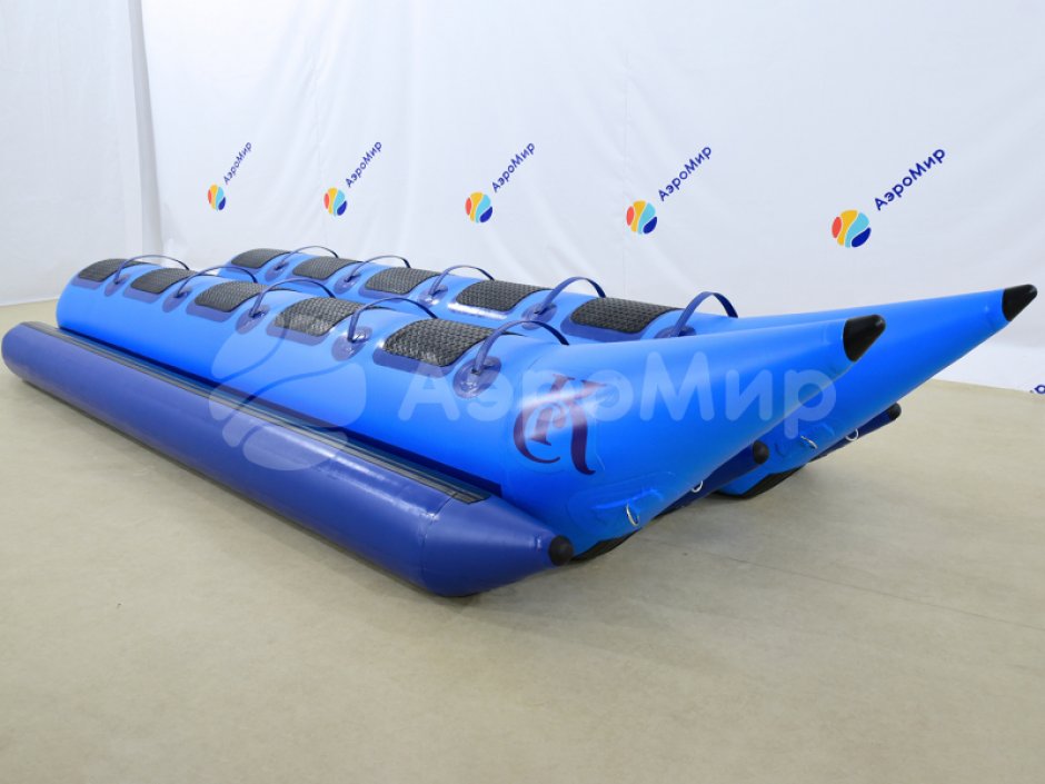 Банан надувной зимний двойной — буксируемый аттракцион