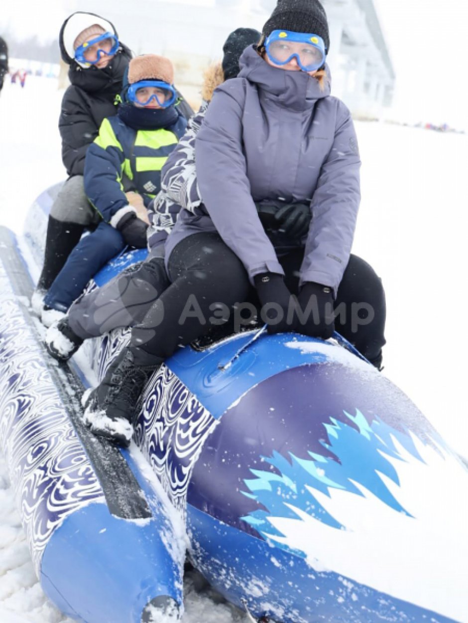 Банан надувной зимний Премиум — с яркой и эксклюзивной печатью