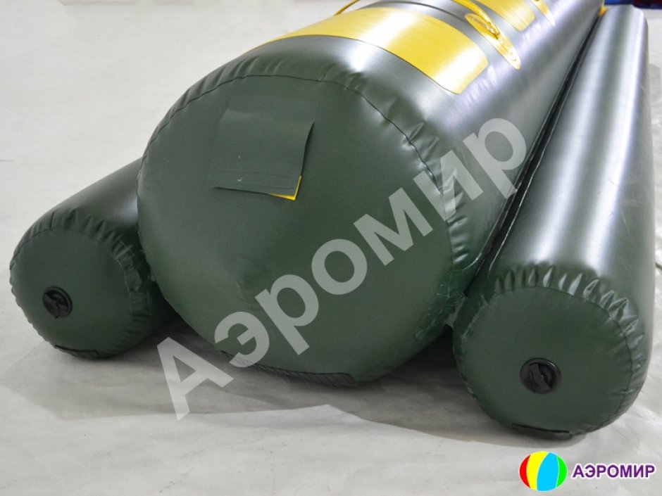 Банан надувной зимний Крокодил — буксируемый аттракцион