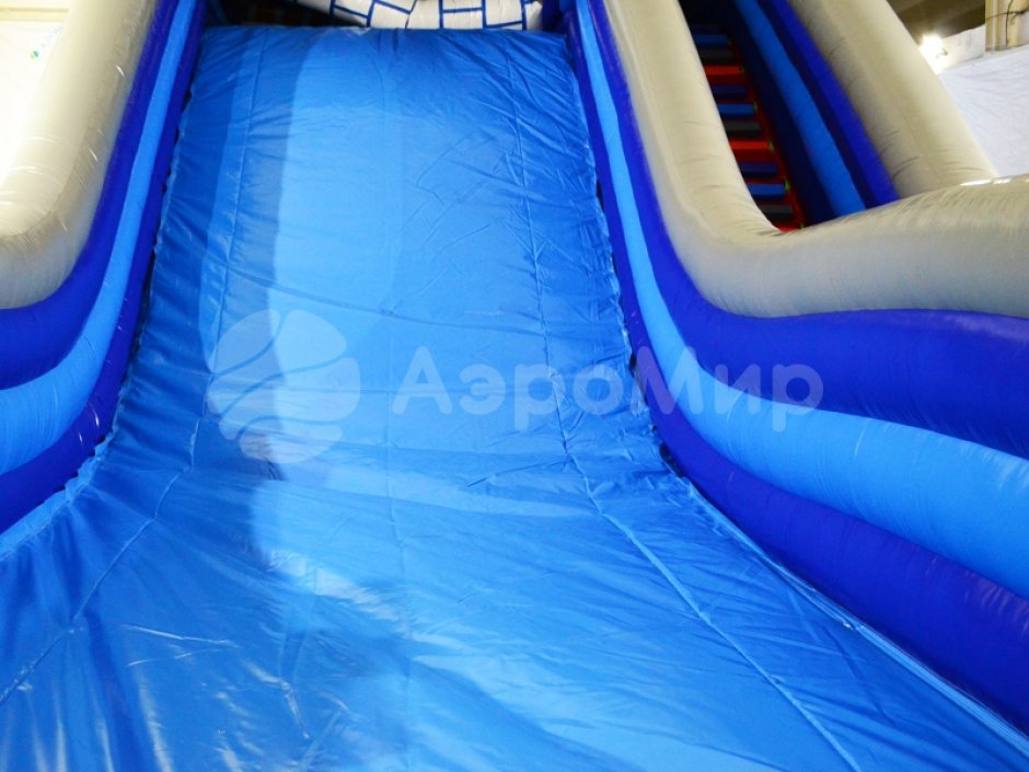 Надувная горка БС-102 «Зимняя сказка»