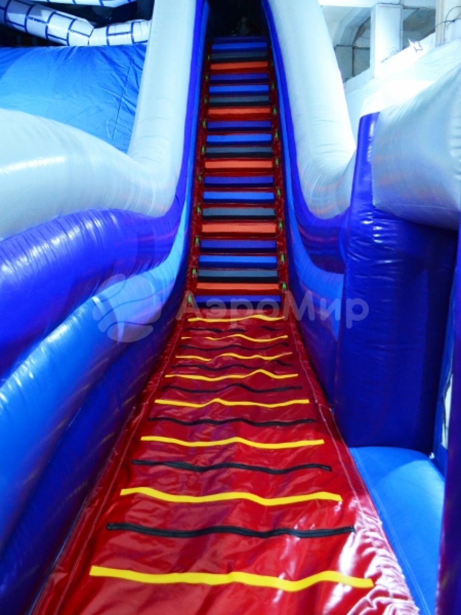 Надувная горка БС-102 «Зимняя сказка»