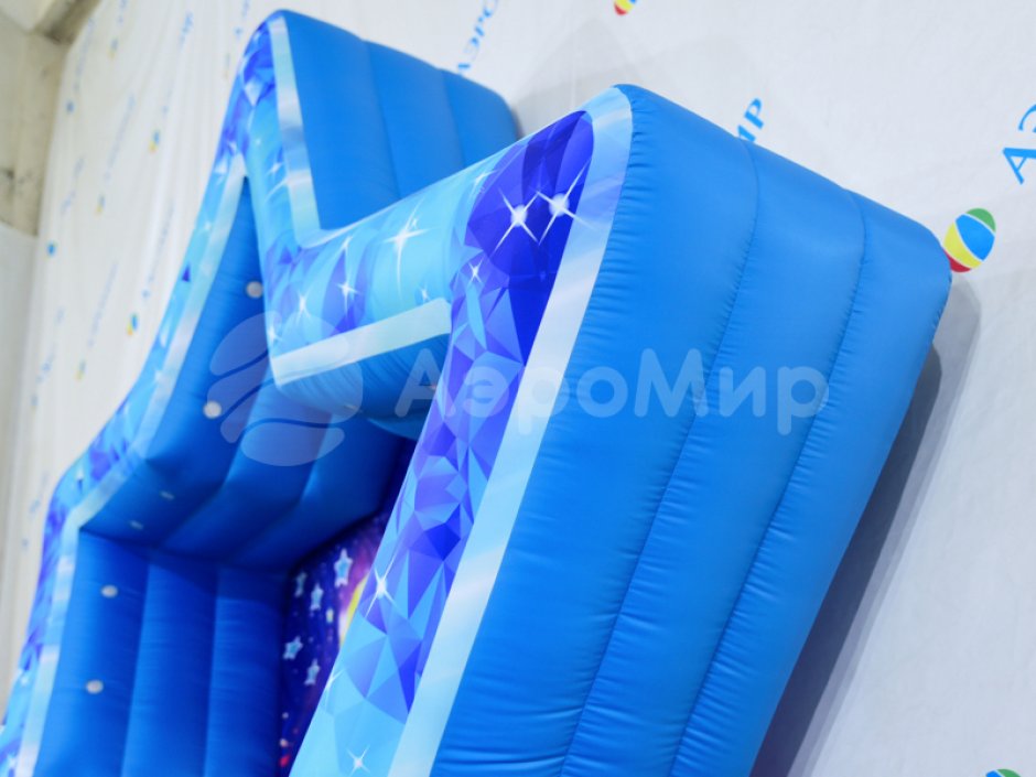 Фотозона звезда — надувная фотозона для праздника, оформление и декор