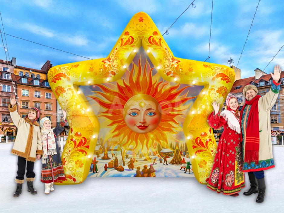 Фотозона звезда — надувная фотозона для праздника, оформление и декор