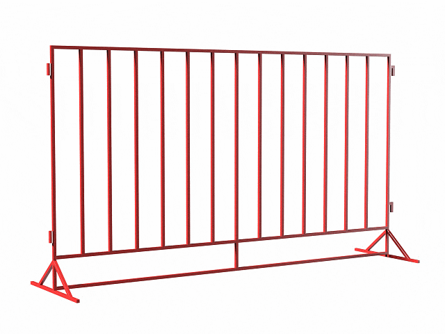 Забор секционный для ограждения аттракционов