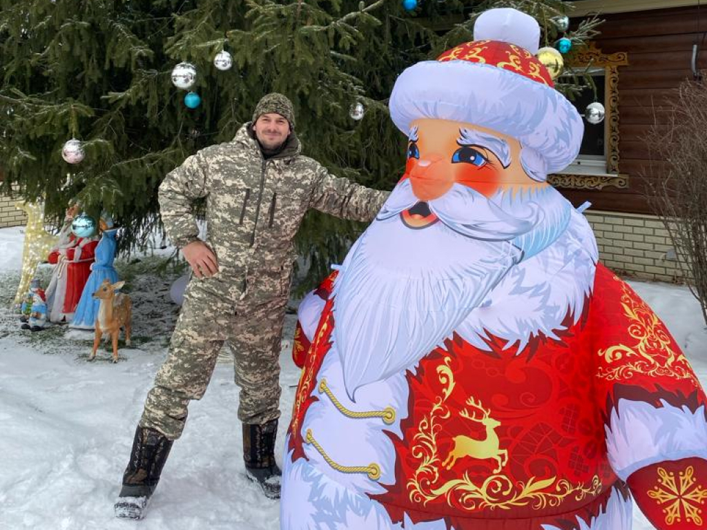 Надувной Дед Мороз