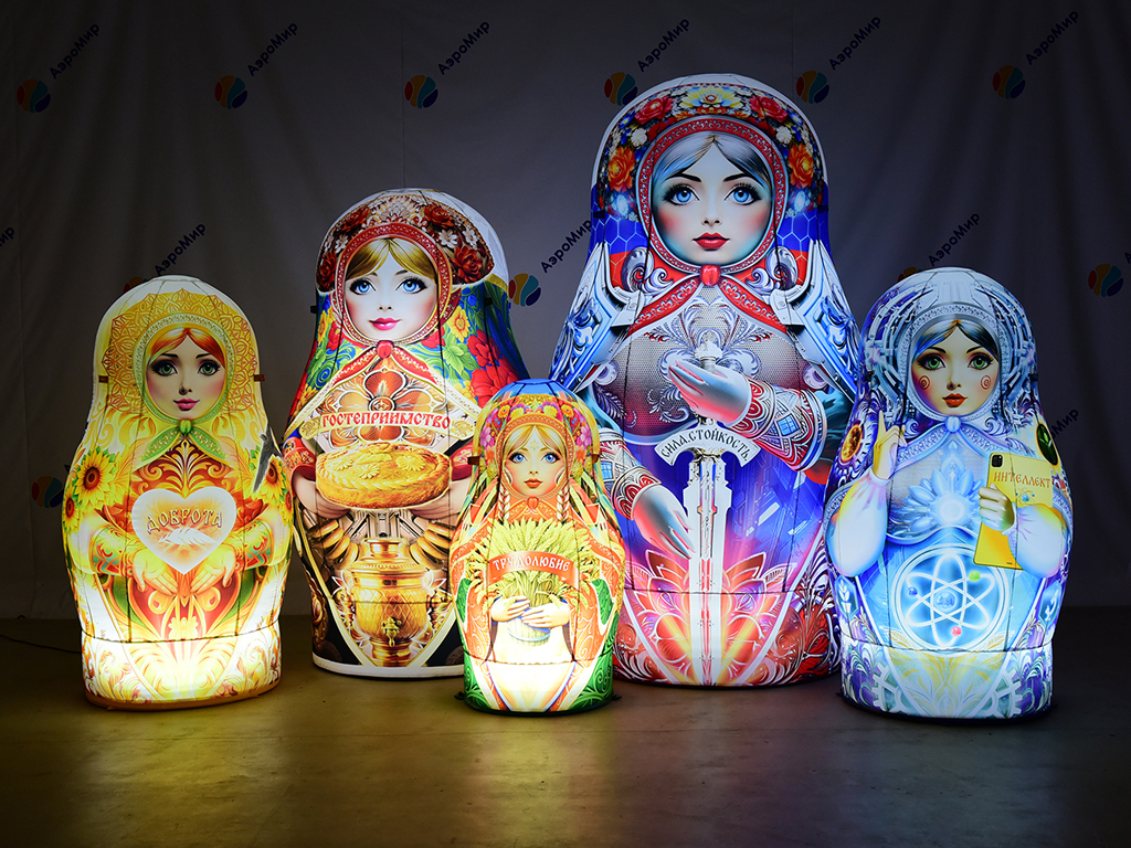 Оформление надувное Триколор