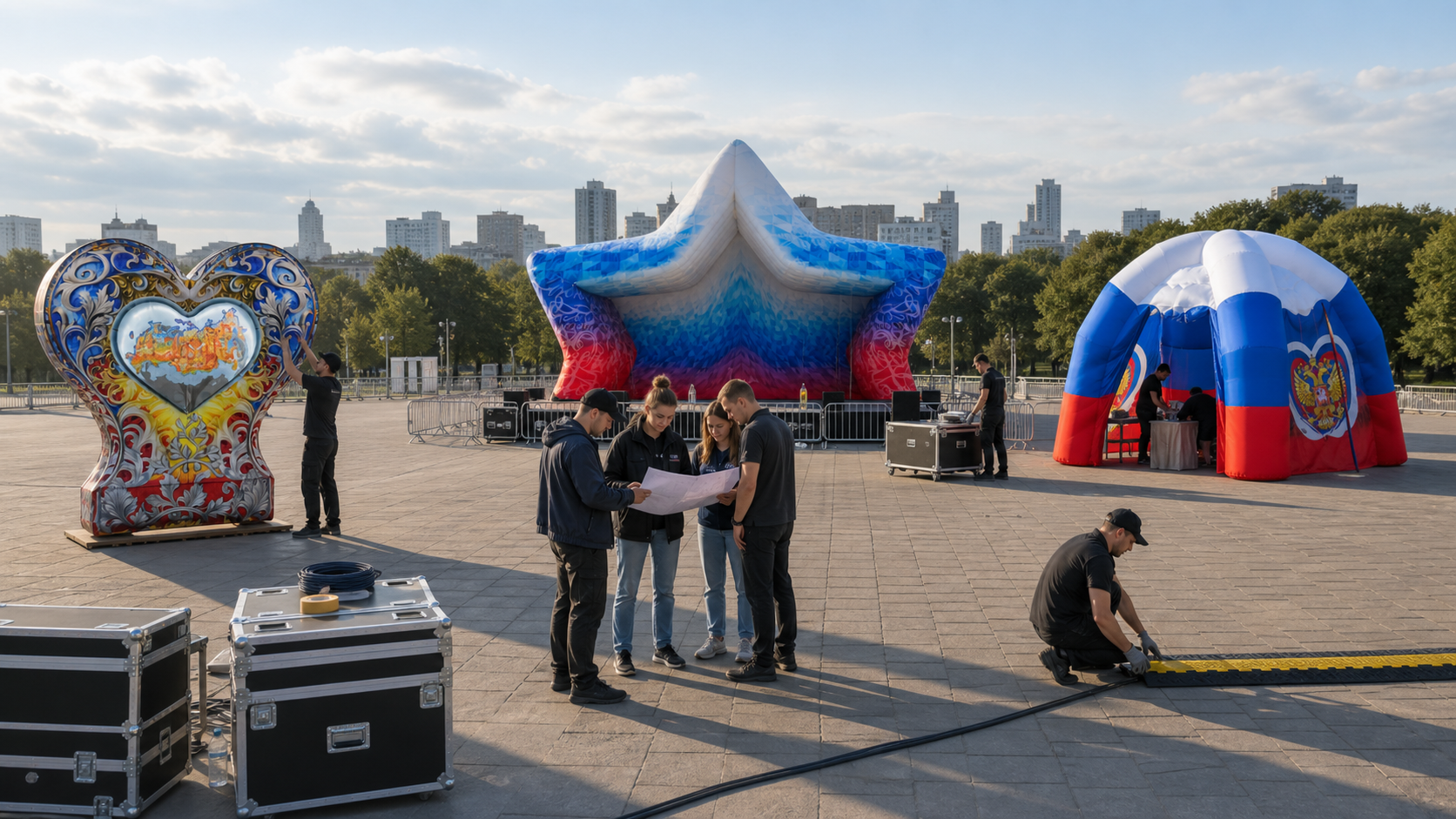 Организация мероприятия от осмотра площадки до готовности к открытию