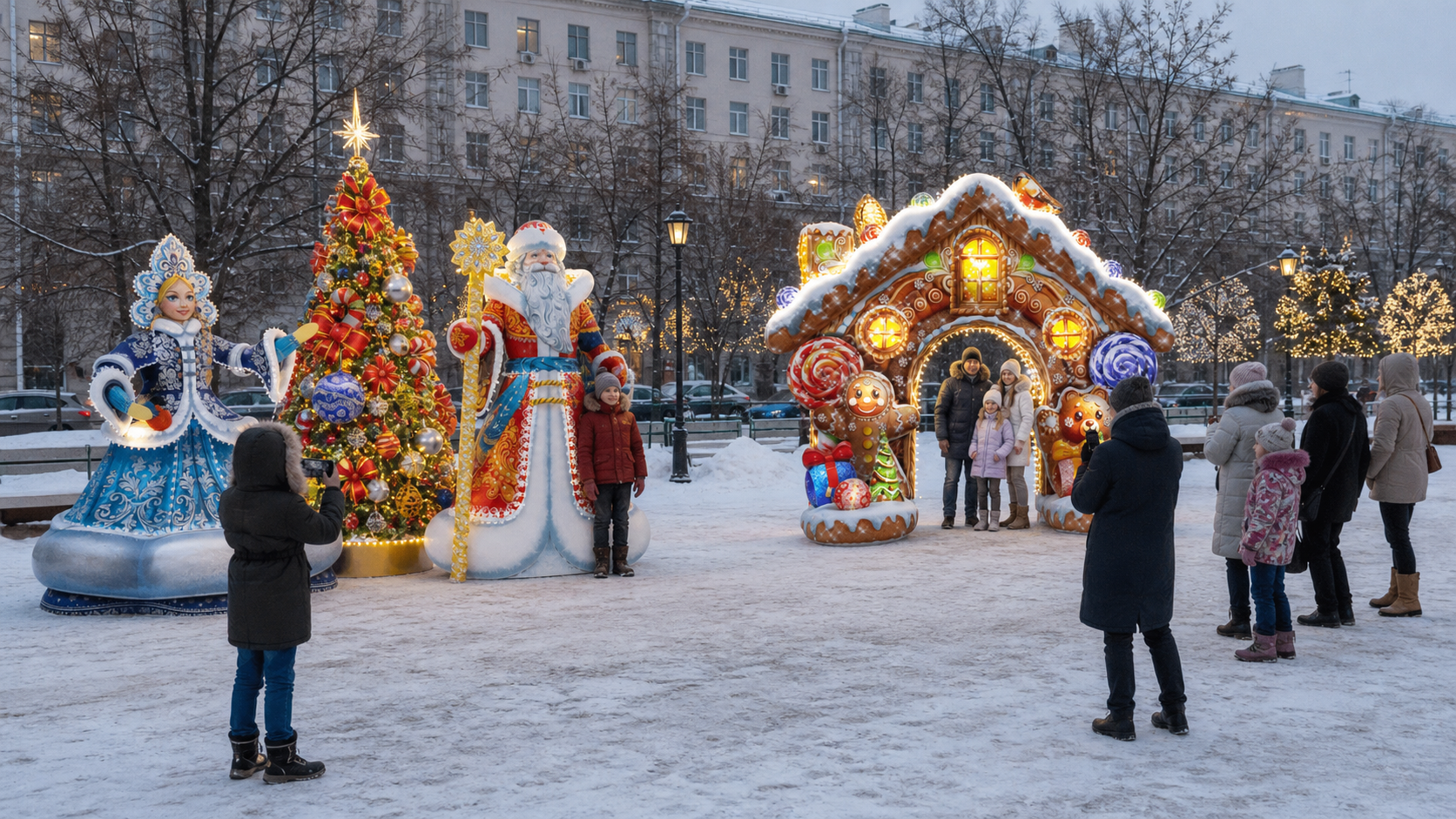 Новогодние фотозоны для улицы, парка и общественного пространства