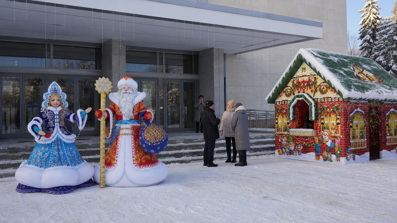 Уличные новогодние фигуры для города, парка и территории учреждения