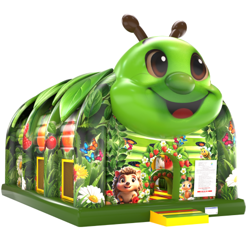 Надувные батуты с крышей