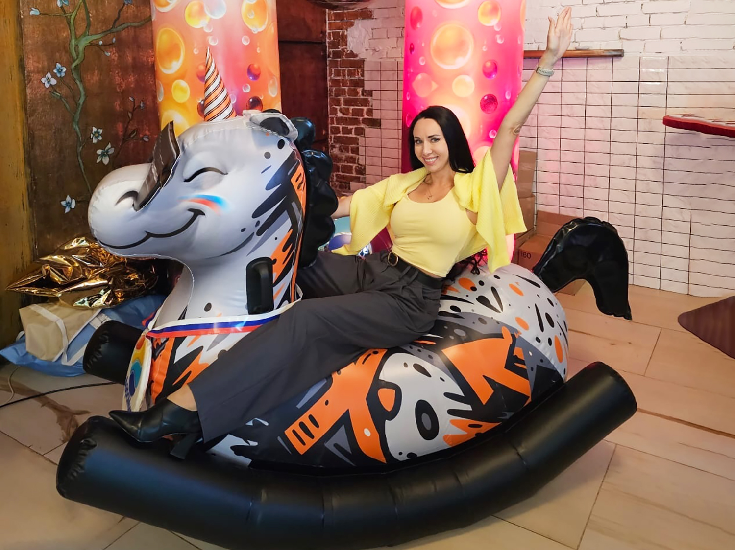 Качалка Единорог