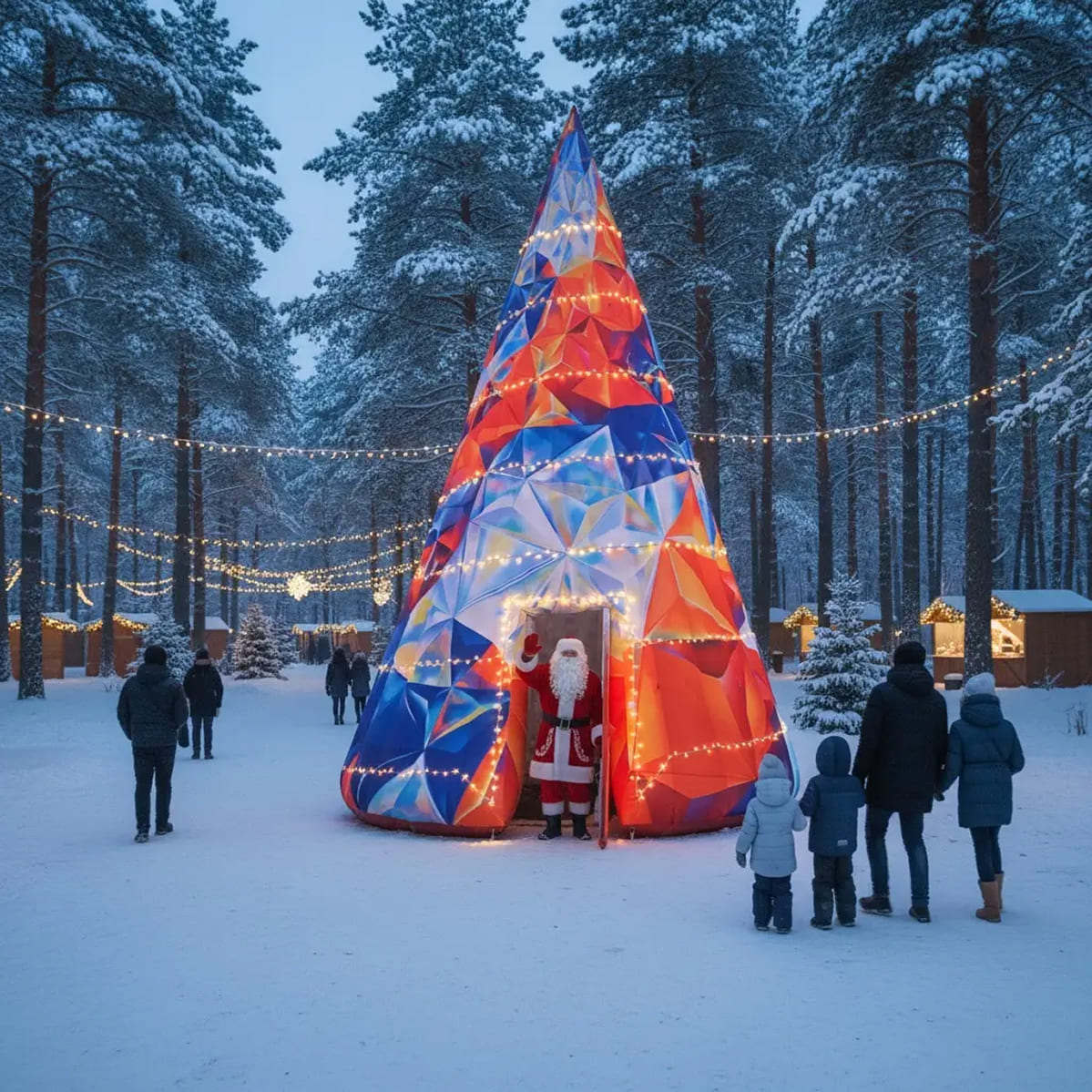 Резиднеция Деда Мороза колокольчик