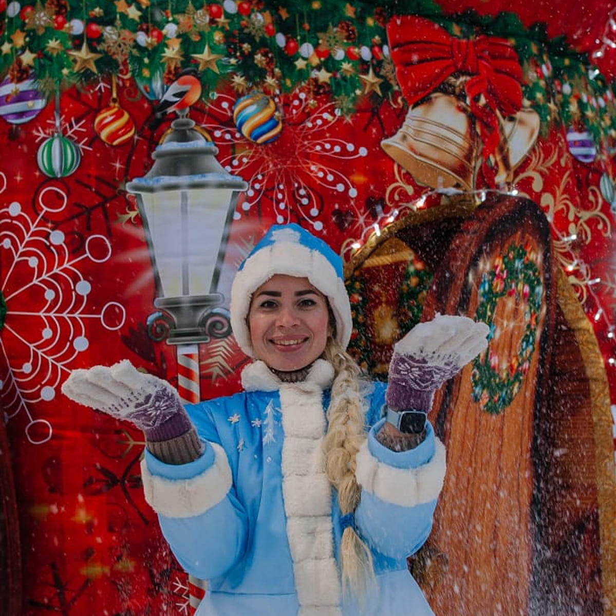 Оформление резеденции Деда Мороза внутренний декор