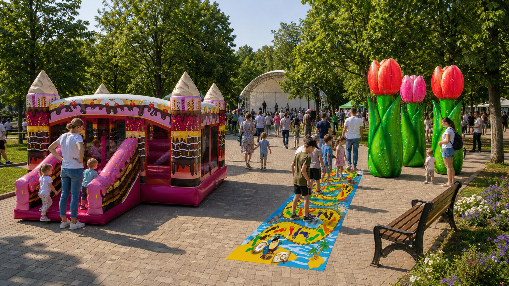 Сценарий на День защиты детей с игровыми зонами для разных возрастов