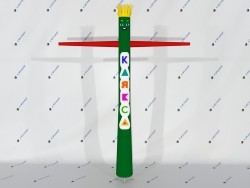 Аэромен на одной ноге — простой