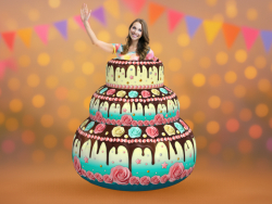 Тортик-подушка с сюрпризом