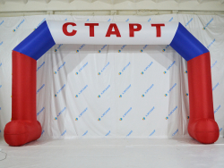 Надувная арка с опорами
