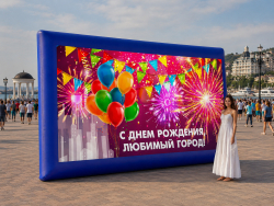 Надувной билборд
