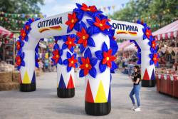 Декоративная, с цветами