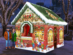 Сказочный домик Деда Мороза