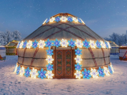 Гирлянда Снежинки 1