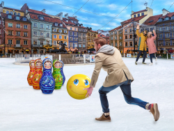 Мягкие кегли с мячом