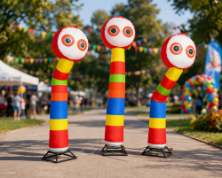 Танцующая труба — с шаром