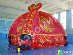 Надувная палатка с декором