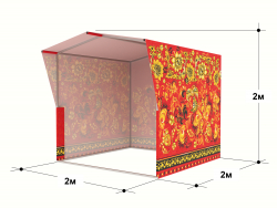Каркасная палатка 2 х 2